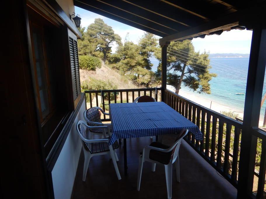 Sangue Blu Beachfront Villa Apartment Ágios Nikólaos Exteriér fotografie