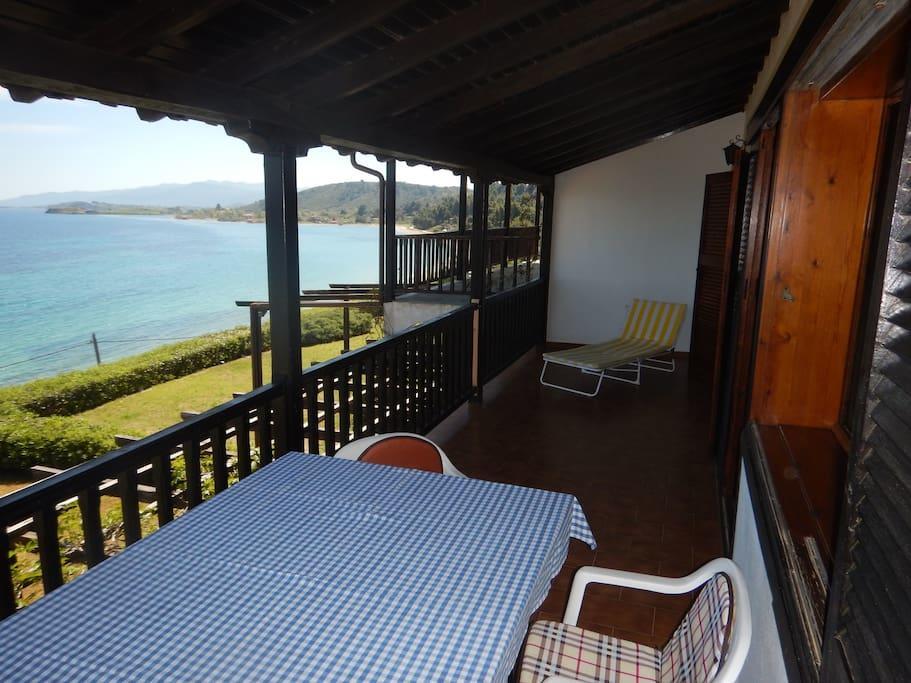 Sangue Blu Beachfront Villa Apartment Ágios Nikólaos Exteriér fotografie